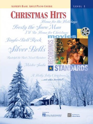 Alfreds Basic Adult Piano Course Christmas Hits, Bk 1 - Paperback - VERY GOOD