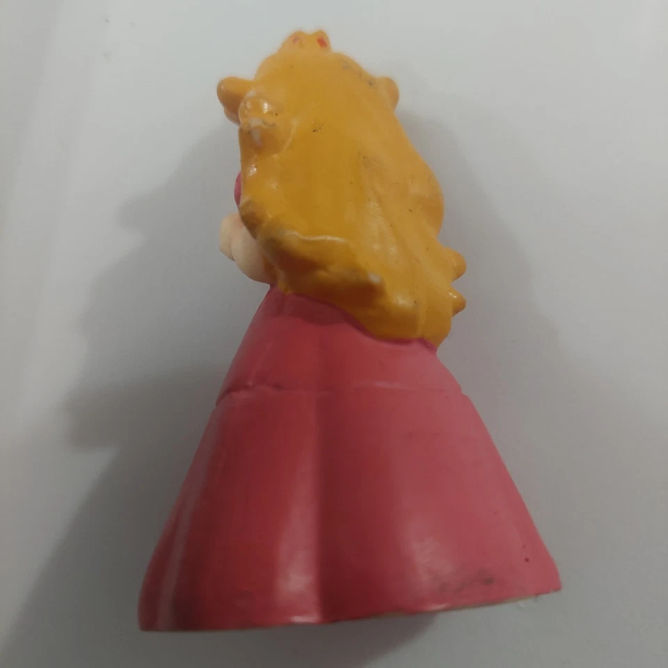 Винтажная игрушка/топпер для торта 1989 Princess Peach Applause из ПВХ — Super Mario Bros. - Изображение 3 из 3