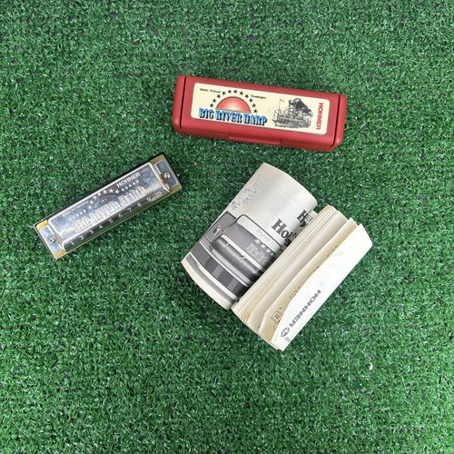Hohner Big River Harp Marine Band Harmonica Key of C w/ Case Made in Germany