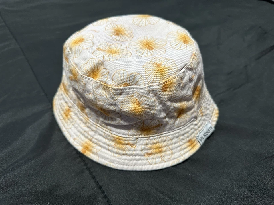 Sombrero cubo para niños pequeños Tag Aloha Company diseño floral temático Hawaii talla única  Foto 2 de 4