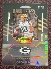 2024 Panini Contenders Jordan Love Hall Pass Gold SSP /10 1/10 No. 4 Packers