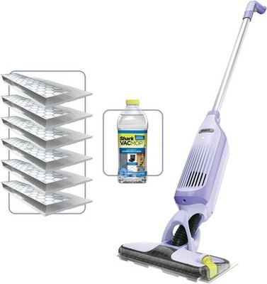 Shark VacMop 2-in-1 Akku-Hartbodenstaubsauger Sprühmop, 6x Einweg-Pad Refi