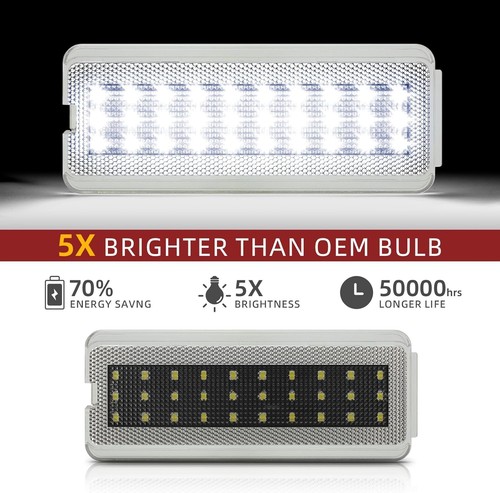 LED Interior Door Panel Lights Reflector Courtesy F150 F250 1992-1996 - Picture 17 of 24