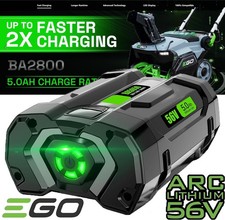 For Genuine EGO POWER BA2800T 56V 5.0 AH Battery w/ Fuel Gauge 56 Volt Power
