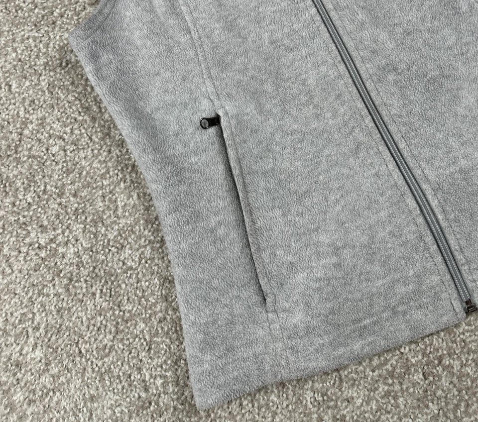 Chaleco polar Columbia para mujer gris medio Benton resortes cremallera completa cuello falso Foto 4 de 4