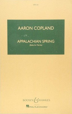 Appalachian Spring: Score by Copland
