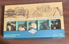 True Genius Ancient Treasures Gift Box 5 Brainteasers Puzzle NEW in Box