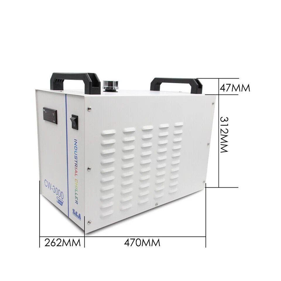 CW3000TG Industrial Water Chiller Co2 Glass Laser Cold Storage Engraving Machine - Image 4 of 4