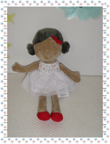 Poupée Métisse En Tissu – MUNDIA – Vintage – Bon état