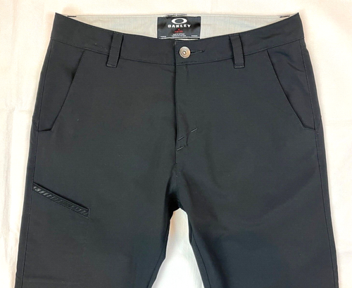Oakley Men's Black Lightweight Flat Front Golf Athletic Pants Size 31 X 32 - Picture 6 of 10