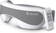 Eye Massager with Heat, Bluetooth Music Heated Massager for Migraines, Relax and