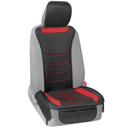 Universal Red Leather Car Seat Cover for Car Truck Van SUV Front Seats