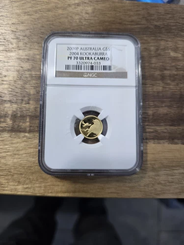 2009P Australia G$5 Kookaburra (2004) NGC PF 70 Ultra Cameo Gold $5