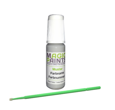 Lackstift in RAL 9001 Cremeweiß Glänzend mit 10ml + Gratis Lacktupfer