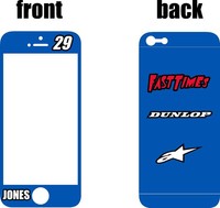 I-phone Sticker Kit By Fast Times (blue) Clean Series I-phone Sticker Kit By Fast Times (blue) Clean Series