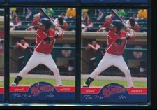Lot (2) 2013 Grandstand #7 Tzu Wei Lin Lowell Spinners (CN26) SWSW6