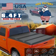 6.4FT FRP Hard Tri-Fold for 2009-2018, 2019/20 Classic Ram 1500 Pick up 76.3"
