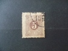 TIMBRE SUEDE  TAXE  N° 3  OBLITERE