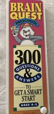 Brain Quest Vintage 1993 Preschool 300 Questions/Answers Deck One Pre-Own