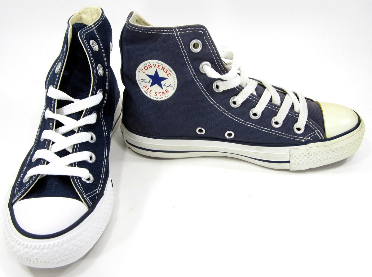 Converse Shoes Chuck Taylor Hi All Star Navy Blue Sneakers