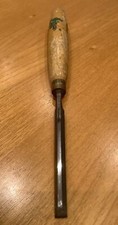 Vintage Tyzack & Son Zyto Brand 5/16” Wood Chisel with Partial Paper Label Ref 2