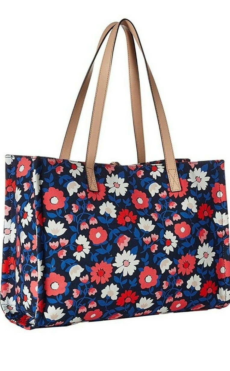 kate spade – washington square – mega sam – rich navy multi – NWT - Main Image