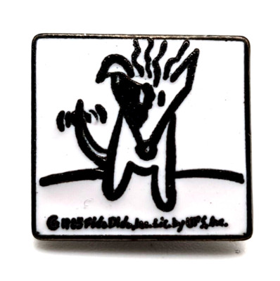 Pin's Fido Dido 7up Marke Getränk Soda 17mm 1985 Signiert EMV 4g