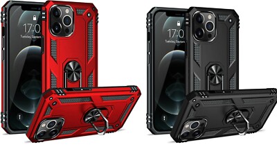 Hülle für Apple iPhone 14 Pro Max Stoßfest Ring Ständer Magnet Armor Cover