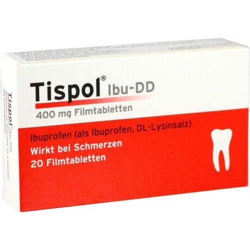 JOHNSON&JOHNSON GMBH-CHC TISPOL Ibu DD Filmtabletten 20 St PZN 579796
