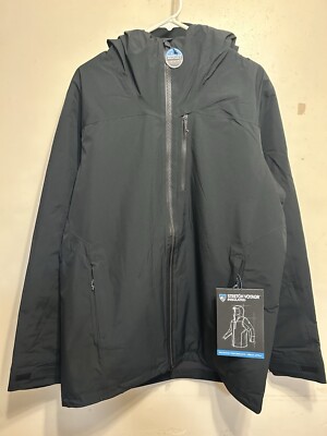 Kuhl Stretch Voyagr Insulated Hooded Jacket - Men's Medium | Black Waterproof