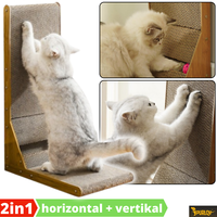 Kratzbrett Ecke Katze Pappe Kratzmatte Vertikal Horizontal 2In1 Schutz Spielzeug