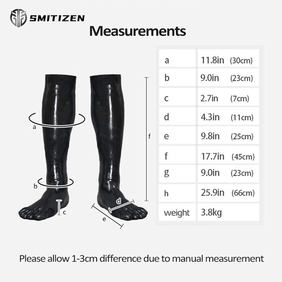 Smitizen Brillante Silicona Pies Cubiertas Látex Disfraces Traje para Fetiche Gay Cos Foto 4 de 4