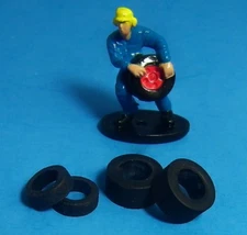 HO TYCO Mattel Slot Car TIRES 440X2 / Wide Pan, Formula INDY Style FRONT & REAR