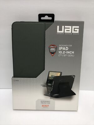 UAG - Apple iPad (7th/8th gen, 10.2'') Scout w Folio Cover - Olive- OPENBOX