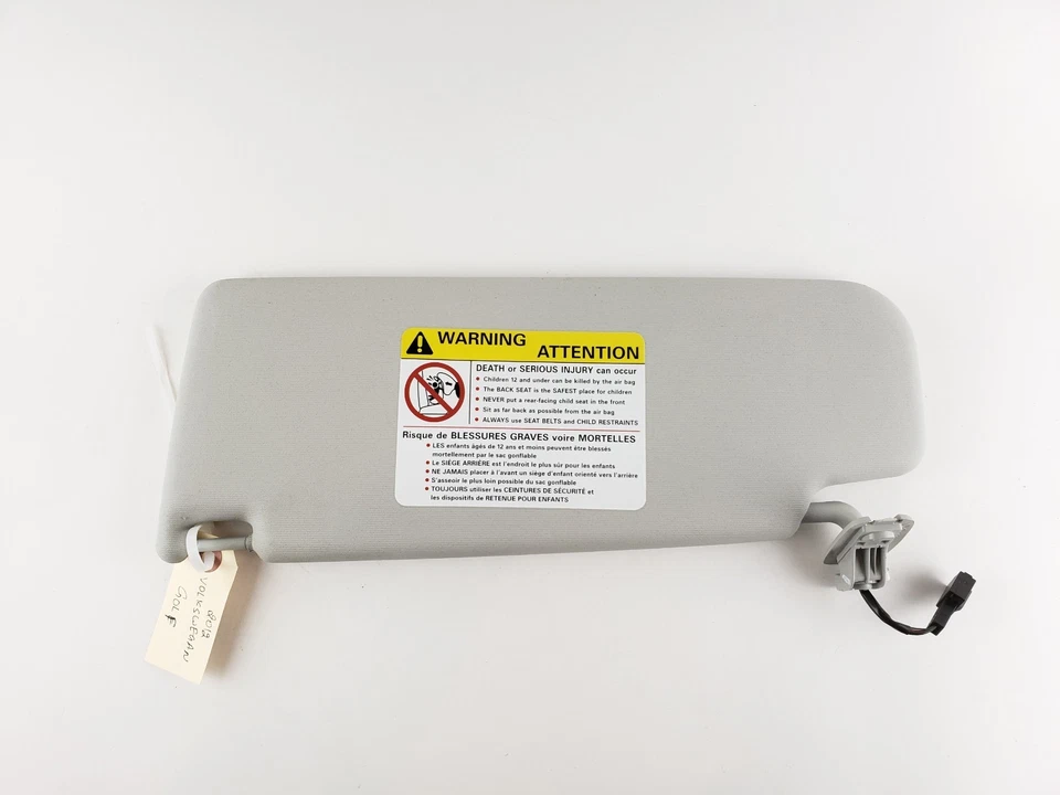 Parasol lado derecho pasajero Volkswagen Golf 2010-2014 con cable OEM Foto 2 de 4