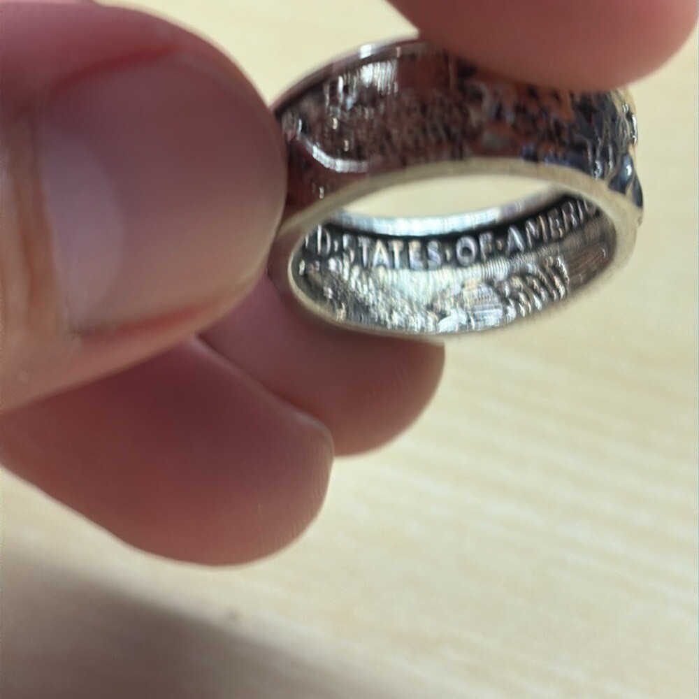 Silver Engraved Ring - image 6