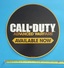 CALL OF DUTY Video Game Store Display Window Cling Promo Sign 2014 Never Used!