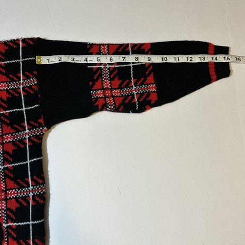 Vtg Brisbane Express Panda Sweater Intarsia Kawaii Girl's M (10-12) Women's XXS - Picture 7 of 8