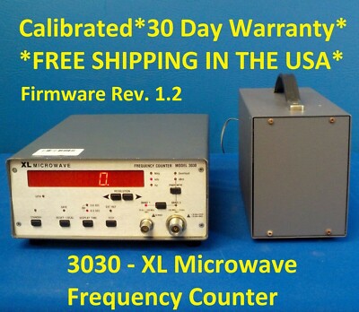 XL Microwave 3030 10Hz - 3GHz, Frequency Counter Firmware Rev. 1.2