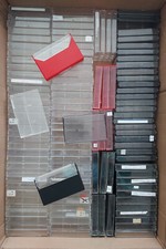 Leere MC Kassetten Musik Cassetten Hülle Leerhüllen Rot Schwarz Weiß Transparent