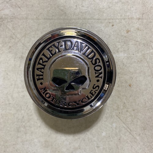 Harley Davidson Fuel Gas Cap Medallion Willie G Skull softail dyna
