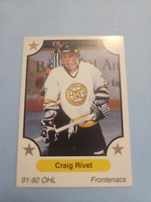 CRAIG RIVET 1991/92 7TH INNING SKETCH OHL #235 FRONTENACS