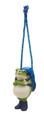 Japan Blue Hiking Green Tree Frog PVC mini figure model