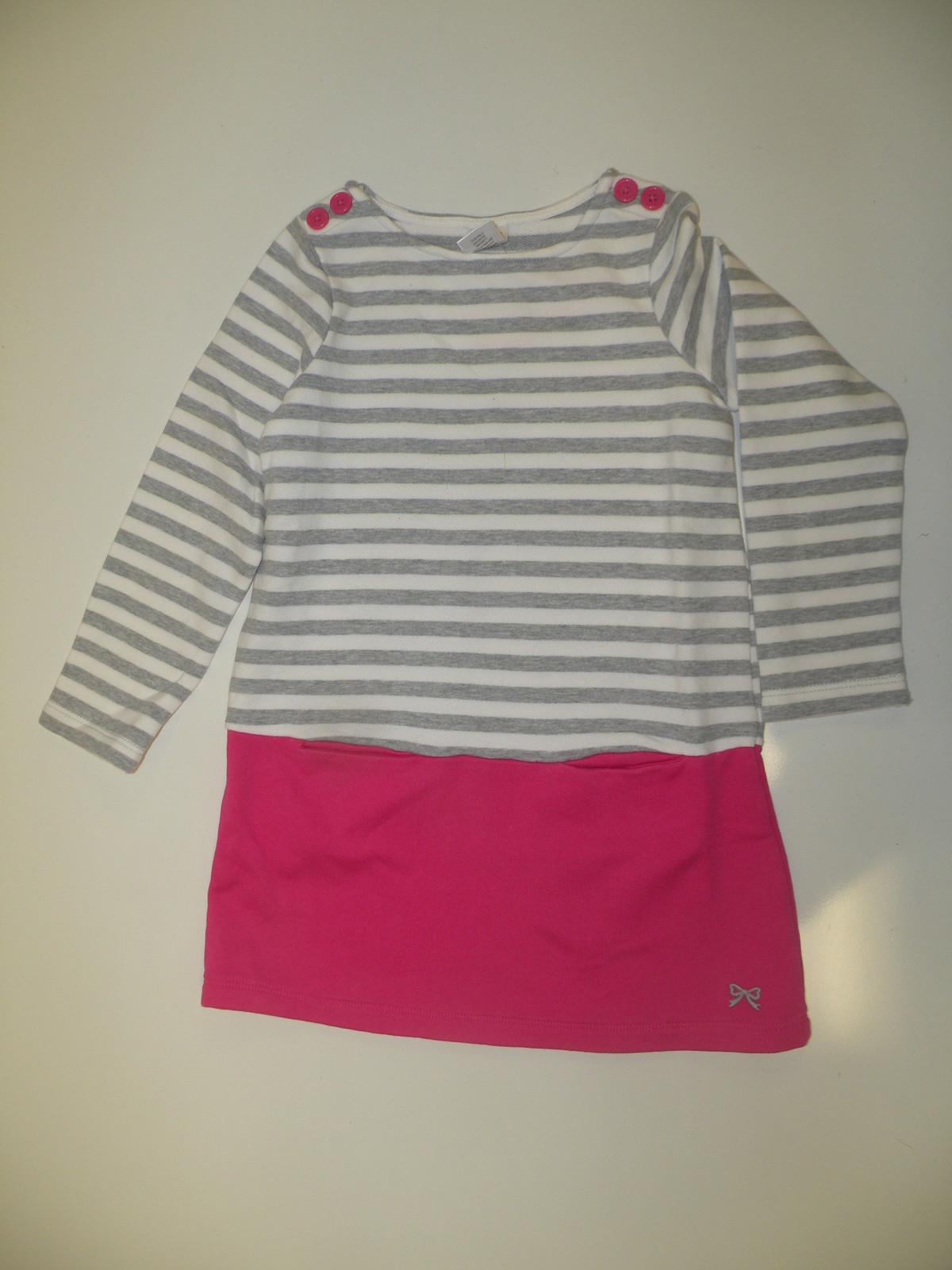 GYMBOREE FAIRY TALE FOREST PINK COLORBLOCK N STRIPE DRESS 5 6 7 10 NWT ...