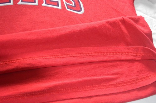 Mens XL T Shirt Angels 18 Majestic Red Tee Tall - Picture 6 of 10