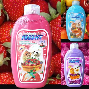 2 In1 Shampoo Plus Conditioner Skin Coat Fruity Scent Dog Cat Long
