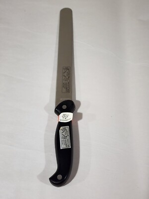 Rostfrei Profiline 9.5  Heavy Duty Flat Edge Rounded Knife 14.5  Black Handle