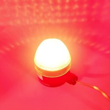 Allen-Bradley 90 mm Round Beacon Amber Colored LED Part# 855BS-S35SL5