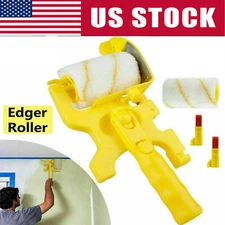 Multifunctional Clean-Cut Paint Edger Roller Brush Safe Tool Wall Corner Ceiling