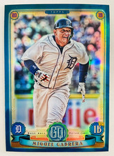 2019 Topps Gypsy Queen MIGUEL CABRERA Chrome Box Topper Indigo Refractor #d /150